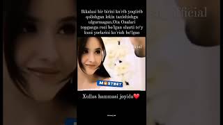 Xullas hammasi joyida ❤️🥹 uzbekistan love dilimi baht rek dilime duet uzkino top million [upl. by Eirok]