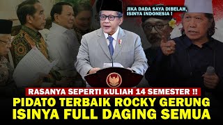 CERDAS GILA  Pidato Rocky Gerung TERBAIK dan Terbaru sepanjang Masa Hakikat Indonesia [upl. by Vannie]