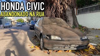 REFORMA DO HONDA CIVIC ABANDONADO EM BAIXO DA ARVORE [upl. by Studley]