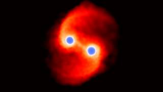 Collapse of a binary stellar system [upl. by Batty748]