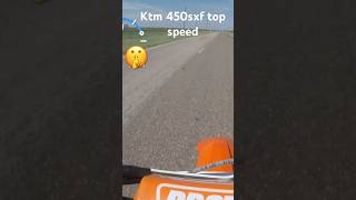 Ktm 450 sxf top speed [upl. by Newmark19]