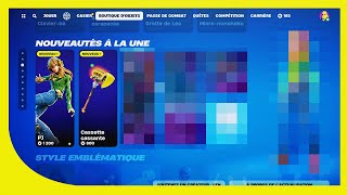 Nouveau skin  MEILLEURE DANSE  Boutique Fortnite du 25 Fevrier 2024 [upl. by Dawson]