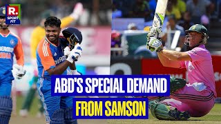 Ab de Villiers Demands More From Sanju Samson Despite Consecutive T20I Tons [upl. by Haland]