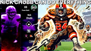 NICK CHUBB IS THE ULTIMATE POWER BACK MADDEN 25 [upl. by Nnayhs843]