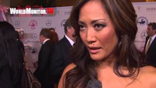 DWTS Carrie Ann Inaba and Cheryl Burke attend 26th Anniversary Carousel Of Hope Ball [upl. by Ylak492]