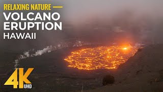 4K Kilauea Volcano Eruption  Mesmerizing Bubbling Lava in the Heart of the Big Island Hawaii [upl. by Atterys441]