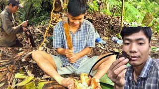 tachi making processextract carbohydrates of farn tree practice by nyshi tribe of arunachal pradesh [upl. by Llenral771]