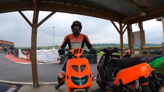 Piaggio zip Yamaha Jog trackday [upl. by Simonsen]