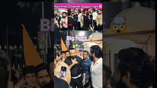 Ajaz khan or rajveer shoshodia meet 🤯❓ Big Lafda ❓ ajazkhan rajveerfitnessseries shorts [upl. by Anavrin]