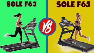 Sole F63 vs Sole F65 Treadmill Dissecting Their Differences Which Is the Ultimate Pick [upl. by Repinuj]