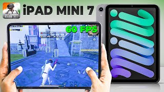 iPad mini 7 BGMI Test Review After 20 Days with FPS 🔥 [upl. by Enileve]