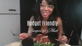 Budget Friendly Bangers amp Mash  Blvck Moxie TV [upl. by Nomannic354]