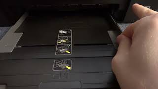 How to Insert Paper Into HP Photosmart 5520 [upl. by Tony32]