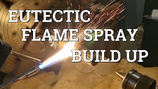 Flame Spray Repair On A Hydraulic Pump Shaft [upl. by Analrahc728]