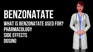 BENZONATATE medication What is benzonatate used for benzonatate pharmacology side effects dosage [upl. by Hgiellek]