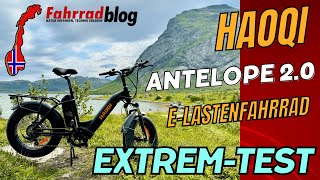 HAOQI Antelope 20 ELastenfahrrad im Test  Erfahrungen auf den Lofoten mit bis zu 220kg Gewicht [upl. by Zoe]