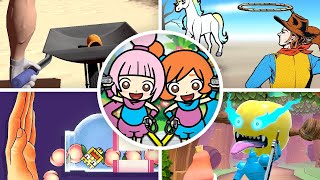 WarioWare Move It  ALL Microgames Kat amp Ana The Grand Parfait Adventure [upl. by Ahsienyt]