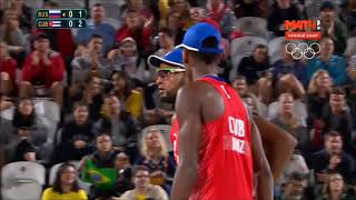 Beachvolleyball Olympics Rio2016 Semenov Krasilnikov Nivaldo Gonzalez [upl. by Wayne]