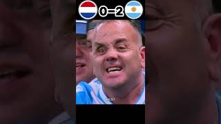 Van Dijk Slammed Parades  World Cup Quarterfinals Argentina Vs Netherlands football highlights [upl. by Nonnairb]