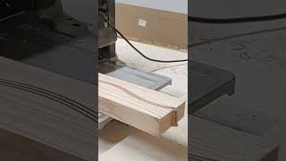 Beveled tray with wavy inlay on the CNC woodworking cnc cncmachining [upl. by Rabassa]