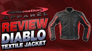 Motonation Apparel Diablo Mesh Jacket Review  Sportbike Track Gear [upl. by Apul]