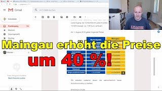 Brandheiße Breaking ElektroNews Maingau dreht an der Preisschraube 40  Preiserhöhung 😮 [upl. by Igal]