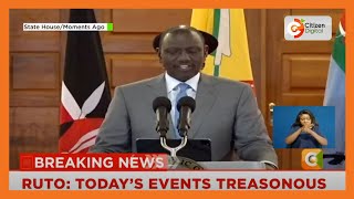 President Ruto addresses the Nation after protesters storm Parliament [upl. by Remmos]