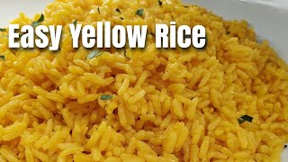 Yellow Rice  Sazon Rice recipe  How to make Sazon rice [upl. by Mcgregor]