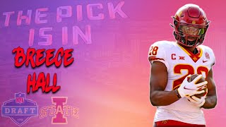 NEXT LEVEON BELL  BREECE HALL HIGHLIGHTS AND BREAKDOWN  2022 NFL DRAFT [upl. by Leveridge]