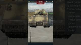 Tank weak spots part 2 gaming warthunder fyp [upl. by Amikahs]