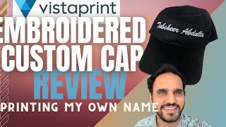 VistaprintIndiaOfficial Customised Embroidered Cap Review [upl. by Bilat]