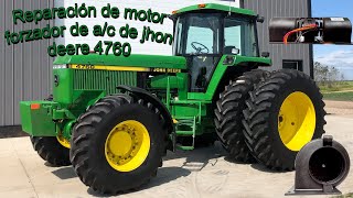 paso a pasoReparación de forzador de aire de jhon deere 4760 [upl. by Tnomel924]