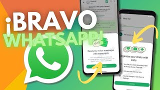 La MEJOR ACTUALIZACIÓN de WhatsApp ¡¡¡YA DISPONIBLE [upl. by Eusebio608]