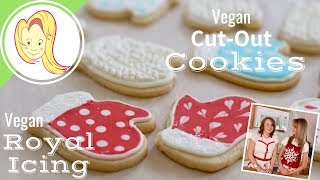 Vegan CutOut Cookies amp Vegan Royal Icing with Kaija [upl. by Ingaberg]