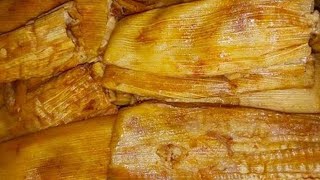 COMO HACER TAMALES DE PUERCO EN SALSA ROJA MUY RICOS [upl. by Marni736]