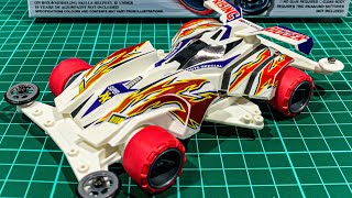 Rising Trigger White Special  Da Xing Mini 4WD  Tamiya Imitation  Unboxing  Tutorial  Review [upl. by Shamma]