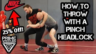 How to Throw a Headlock  Head and Arm in Wrestling  Pinch Headlock Series  GrecoRoman [upl. by Dleifyar]