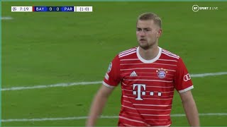 Matthijs De Ligt Masterclass Against PSG [upl. by Ranit]