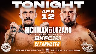 BKFC Fight Night CLEARWATER  FREE LIVE EVENT [upl. by Gertrude744]