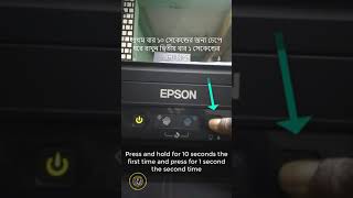 How To Solved Epson L210 Printer Red Light Blinking ERROR shorts [upl. by Acile]