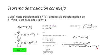 Propiedades y Teoremas de la Transformada z 33 [upl. by Arriaes]