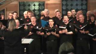 Pan For Nos Yn Hir  Côr Gleision Caerdydd ym Mae Caerdydd  Cardiff Blues Choir in Cardiff Bay [upl. by Sylas]