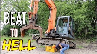 Wranglerstar Modern Homesteading Excavators amp Beating on Dewalt tools [upl. by Mellitz]