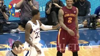 Highlights Jayhawks Open Big 12 Play with OT Win Over Iowa State [upl. by Ahsemik196]