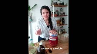 Receta vinagre de manzana en 2 partes [upl. by Dlaner]