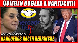 SABADAZO QUIEREN DOBLAR A HARFUCH BANQUEROS LE HACEN BERRINCHE A LA PRESIDENTA [upl. by Cyler]