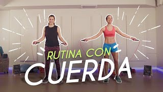 Rutina de Cardio con Cuerdas  Quema Calorías Saltando la Cuerda  Alessandra Rosaldo [upl. by Immij]