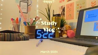 5AM Study Vlog📚🌤උදෙන්ම වැඩ📑✍5AM to Noon Study🌻🐝 [upl. by Hazard36]