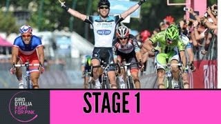 Giro dItalia 2013 tappastage 1 Official Highlights [upl. by Hengel]