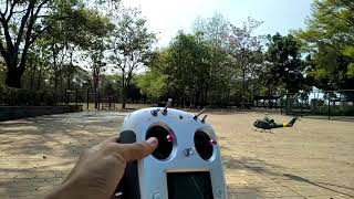 FlyWing H1GPS 450size Huey UH1B twoblade fly and one key return home 一鍵返航 [upl. by Nohtan]